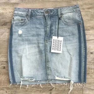 NEW Pistola Sierra High Rise Pencil Denim Skirt